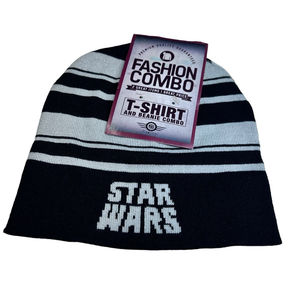 MAD Star Wars Beanie Black and Gray NWT